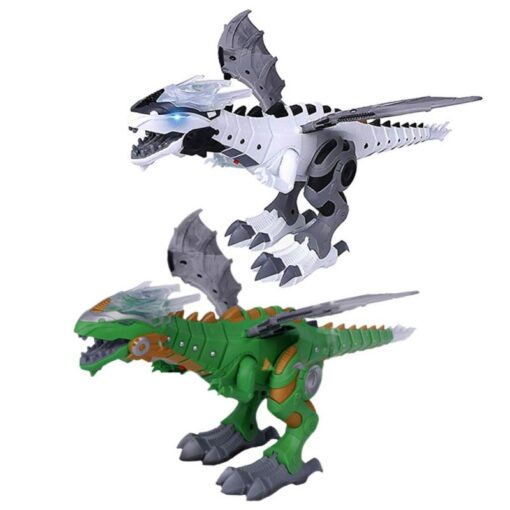 Electric Toy Large Size Walking Spray Dinosaur Robot With Light Sound Mechanical Dinosaurs Model Toys 2
