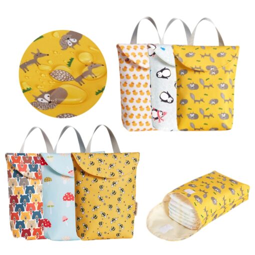 Hot Sale Multifunctional Baby Diaper Bags Reusable Fashion Waterproof Diaper Organizer Portable Big Capacity Mummy Bag 12