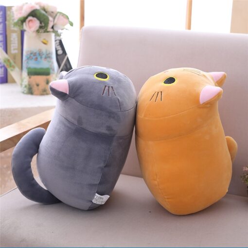 Lovely cute Stuffed soft cat plush pillow cushion kawaii cat soft plush toys kids children Birthday 2