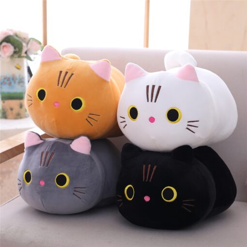 Lovely cute Stuffed soft cat plush pillow cushion kawaii cat soft plush toys kids children Birthday