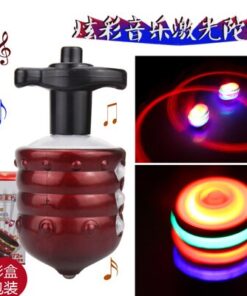 The new flash gyro gyroscope colorful lights Peg Top Manual LED beyblade music top selling children