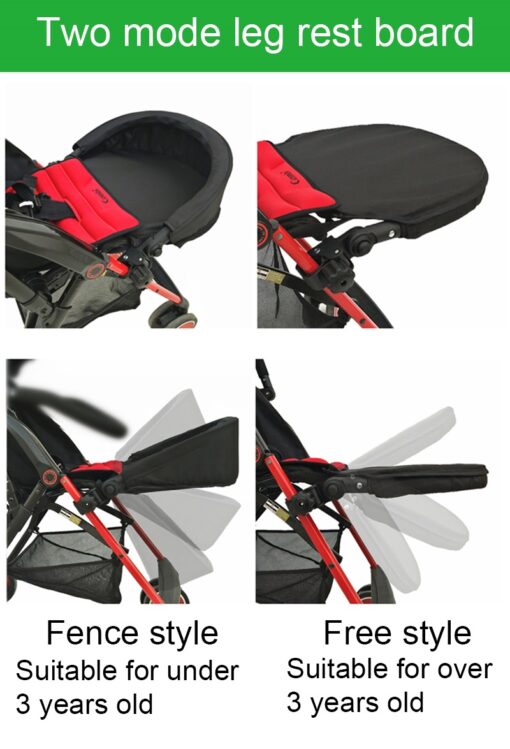 1 1 Baby Stroller Accessories Armrest Bumper and Leg Rest Board Adjustable Extend Footboard for Combi 3