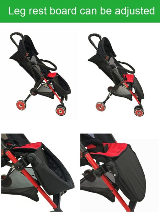 1 1 Baby Stroller Accessories Armrest Bumper and Leg Rest Board Adjustable Extend Footboard for Combi 4