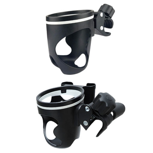 1 Pc Baby Stroller Cup Holder ABS Universal 360 Rotation Clip On Phone Holder Bottle Keeping 1