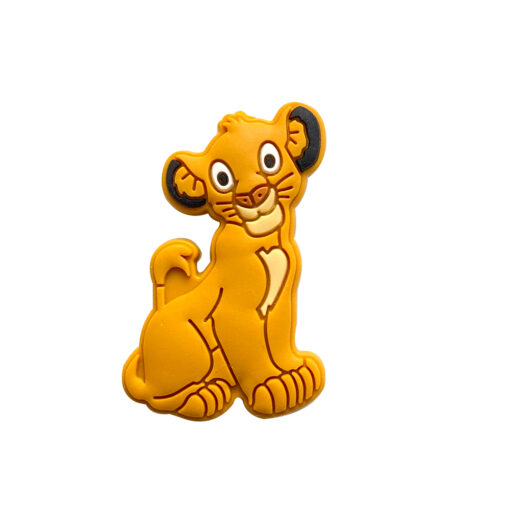 10pcs Baby Silicone Beads Food Grade Silicone Teether Chewing Beads Cartoon lion Animal DIY Baby Pacifier 4