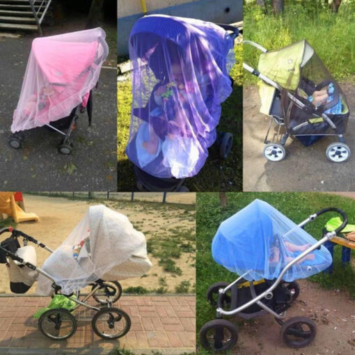 150cm Baby Stroller Pushchair Mosquito Netting Curtain Carriage Cart Cover Insect Care 1