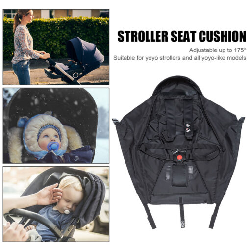 175 Stroller Seat Back For Babyzen Yoyo Seat Cushion Oxford Cloth Baby Stroller Accessories Fit Babytime 5