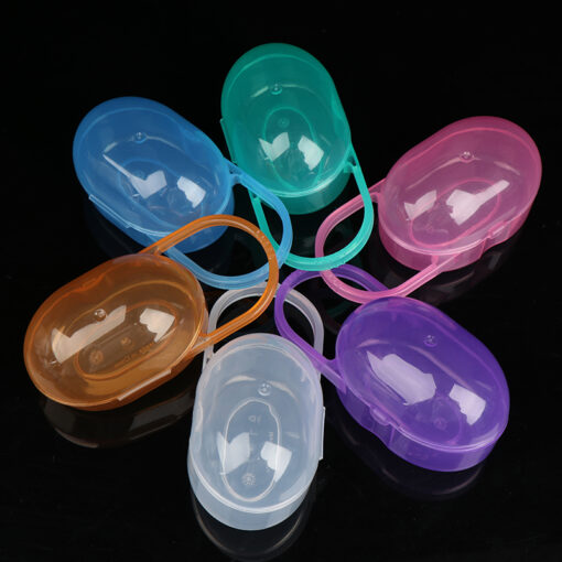 1Pc Baby Pacifier Box Soother Container Holder Infant Storage Box Travel Storage Case Safe Holder Pacifier