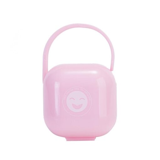 1Pcs Convenient Baby Pacifier Storage Box Outdoor Nipple Dustproof Soother Baby Cute Whale Smile Face Container 4