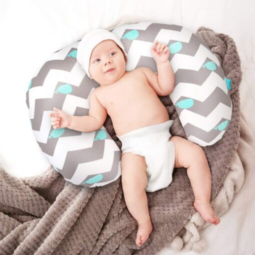 2 Pcs Newborn Breastfeeding Pillows Maternity Baby Nursing Feeding U Shaped Cotton Cushion 3