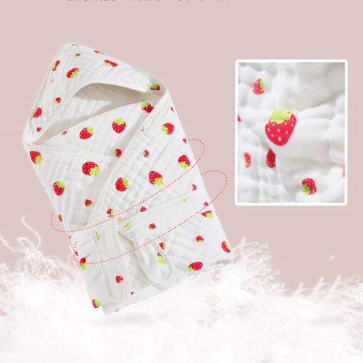6 Layers of Yarn Baby Muslin Swaddle Blankets Cotton Scarf Newborn Swaddle Wrap New Born Bedding 2