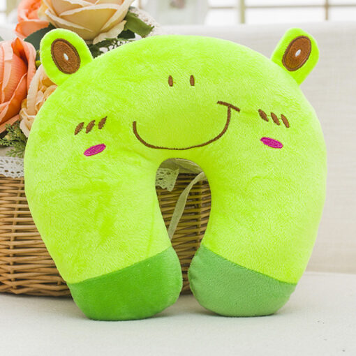 9 Colors Soft U Shaped Plush Sleep Neck Protection Pillow Office Cushion Cute Lovely Travel Pillows 1