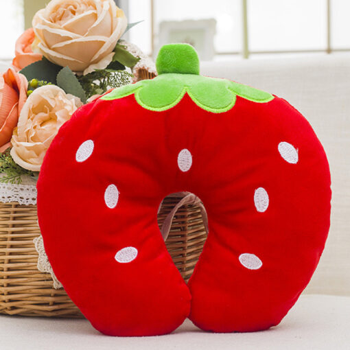 9 Colors Soft U Shaped Plush Sleep Neck Protection Pillow Office Cushion Cute Lovely Travel Pillows 2