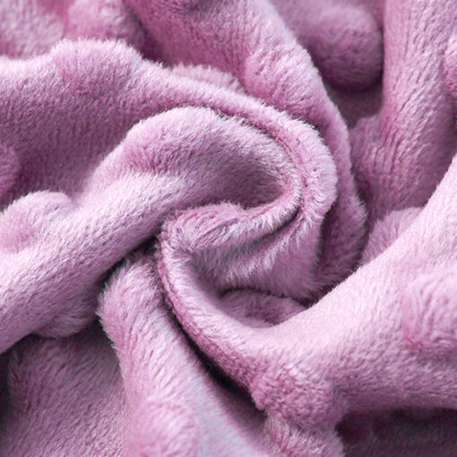 Baby Blanket Swaddling Newborn Thermal Soft Fleece Blanket Winter Solid Bedding Set Cotton Quilt Infant Bedding 3