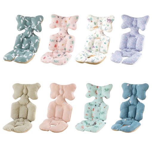 Baby Pushchair Seat Liner Universal Stroller Cotton Pad Warm Mat Sleeping Mattress Head Support Pillow Infant 1