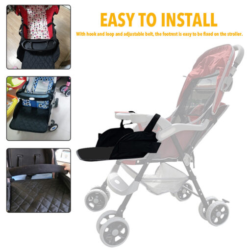 Baby Stroller Accessories Seat Extend Board Adjustable Footboard Extension 30cm Footrest for Baby Pram 1