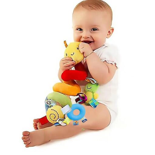 Baby Stroller Pendant Toy Kid Rattles Educational Toys Crib Toddler Bed Bell Playing Kids Stroller Hanging 4