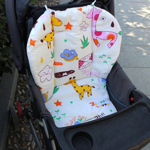 Baby Stroller Seat Pad Kids Highchair Cushion Pad Infant Feeding Chair Cotton Soft Mattress Winter Thicken 1