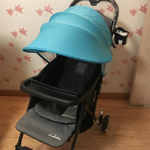 Baby Stroller Trolley Sun Shade UV Protection Full Cover Mosquito Net Stroller Accessories Outdoor Activities Sun 2