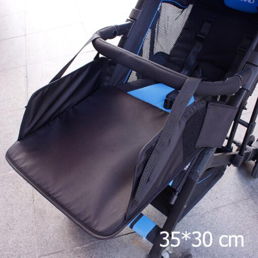 Baby Stroller Universal Footrest Oxford Cloth Durable Practical Footboard Pushchair Infant Kid Pram Accessories 35x30 6