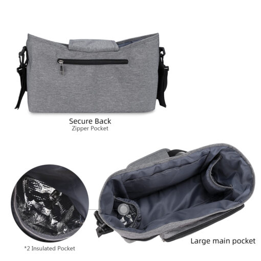 Baby stroller travel portable multifunctional nursing diaper bag polyester waterproof storage bag for mother and child 5