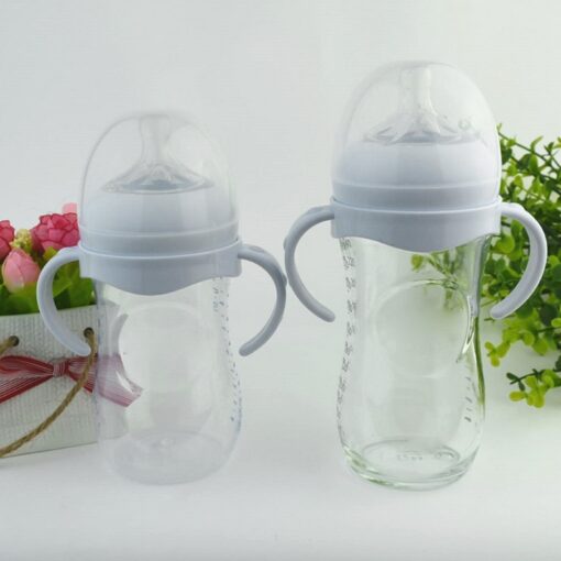 Bottle Grip Handle for Avent Natural Wide Mouth PP Glass Feeding Baby Bottle 1