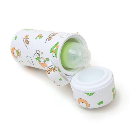 Cartoon Baby Bottle Bag Baby Portable Feeding Milk Bottle Warmer Storage Insulation Bags Mummy Handbag Milk 4