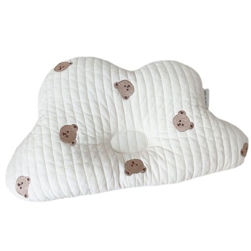 Cotton Baby Pillow for Newborn Babies Accessories Infant Nursing Pillow Anti Deflection Head Bedding Baby Stuff 5