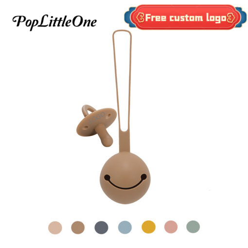 Customizable Logo Baby Silicone Nipple With Nipple Box To Soothe The Baby 0 3 Years Old