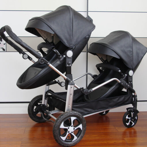 NEW Twins baby stroller 2 in 1 poussette double jumeaux Shell double stroller Luxury baby carriage 4