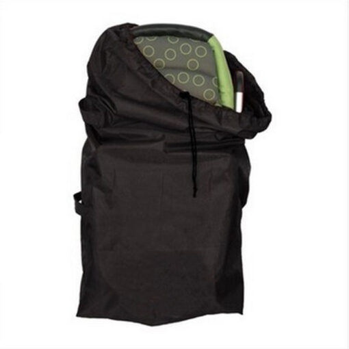 One shoulder Portable Baby Stroller Storage Bag for Traveling Plane Train Black Durable Dirt Resistant Stroller 2
