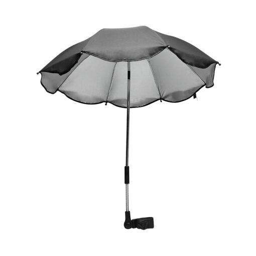Parasol Flexible Arm Sun Shade Outdoor Wheelchair Adjustable Baby Stroller Umbrella Pushchair Detachable Clip Canopy Manual 1