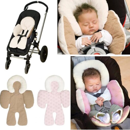 Stroller Double Sided Cushion Baby Boy Girl Car Seat Pad Cushion Head Body Pillow Support Outlet 1