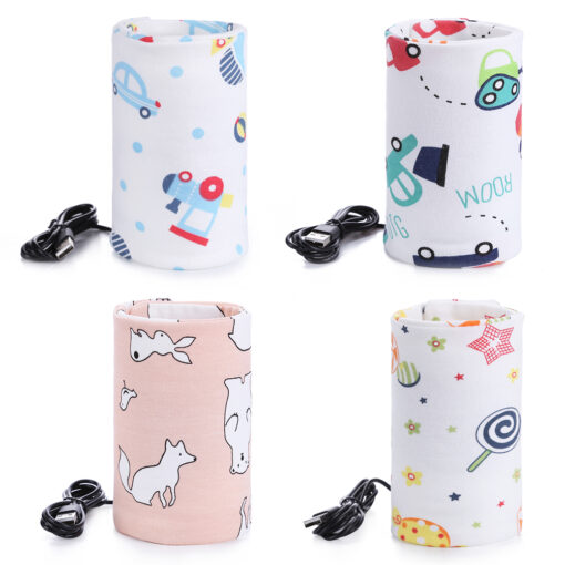 USB Outdoor Baby Feeding Milk Bottle Warmer Thermal Bag Low Voltage and Low Current Heating Heating
