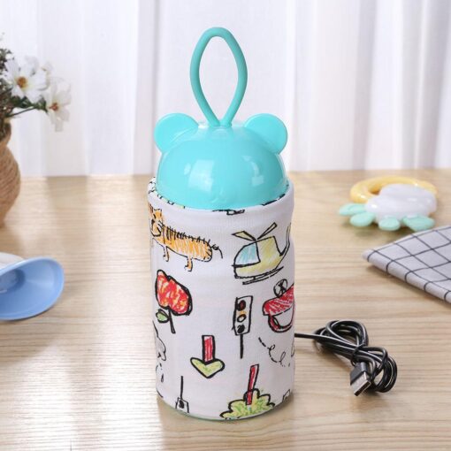 USB Outdoor Baby Feeding Milk Bottle Warmer Thermal Bag Low Voltage and Low Current Heating Heating 9