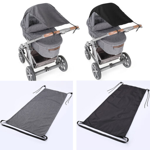 Universal Baby Stroller Accessories Windproof Waterproof UV Protection Sunshade Cover for Kids Baby Prams Car Outdoor 1