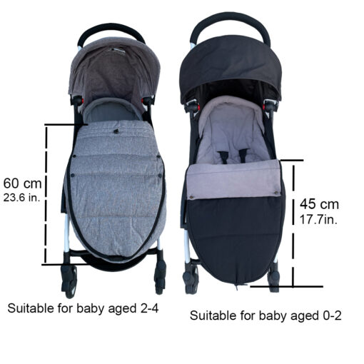 Universal Baby Stroller Accessories Winter Warm Sleeping Sack Footmuff For Babyzen YOYO2 Cybex Bugaboo strollers Sleeping 2