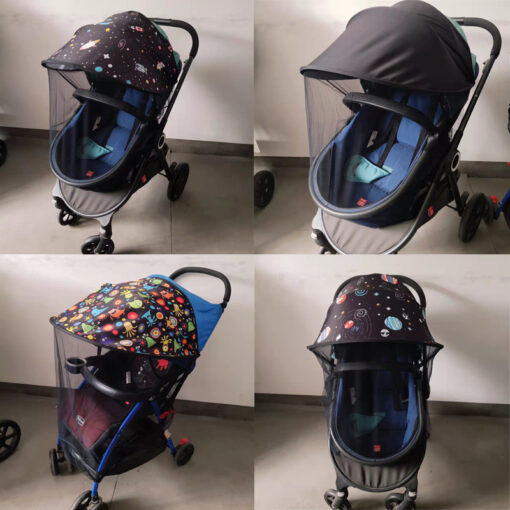 Universal Baby Stroller Covers Accessories Sun shade Sun Visor Carriage Canopy Cover for Baby Infants Car 6