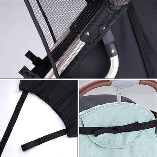 Universal Stroller Canopy Extender Sun Shade Removable Awning For Baby Carrier Infant Pram Anti UV Awning 2