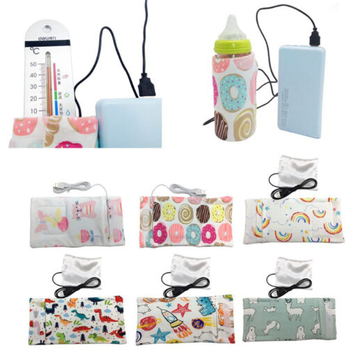Usb Milk Water Warmer Travel Stroller Insulated Bag Baby Nursing Bottle Heater Newborn Baby Accessories 28 1