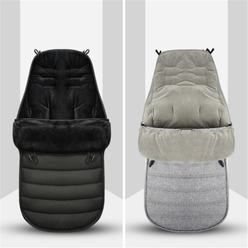 Winter Thick Sleeping Bags Warm Baby Sleepsack Envelope For Newborn Infant Windproof Stroller Cushion Footmuff Pram