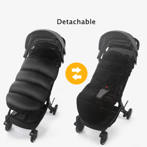 Winter Windproof Baby Stroller Accessories Warm Footmuff Universal Detachable Toddler Cart Sleeping Bags Thicken Infant Pram 2